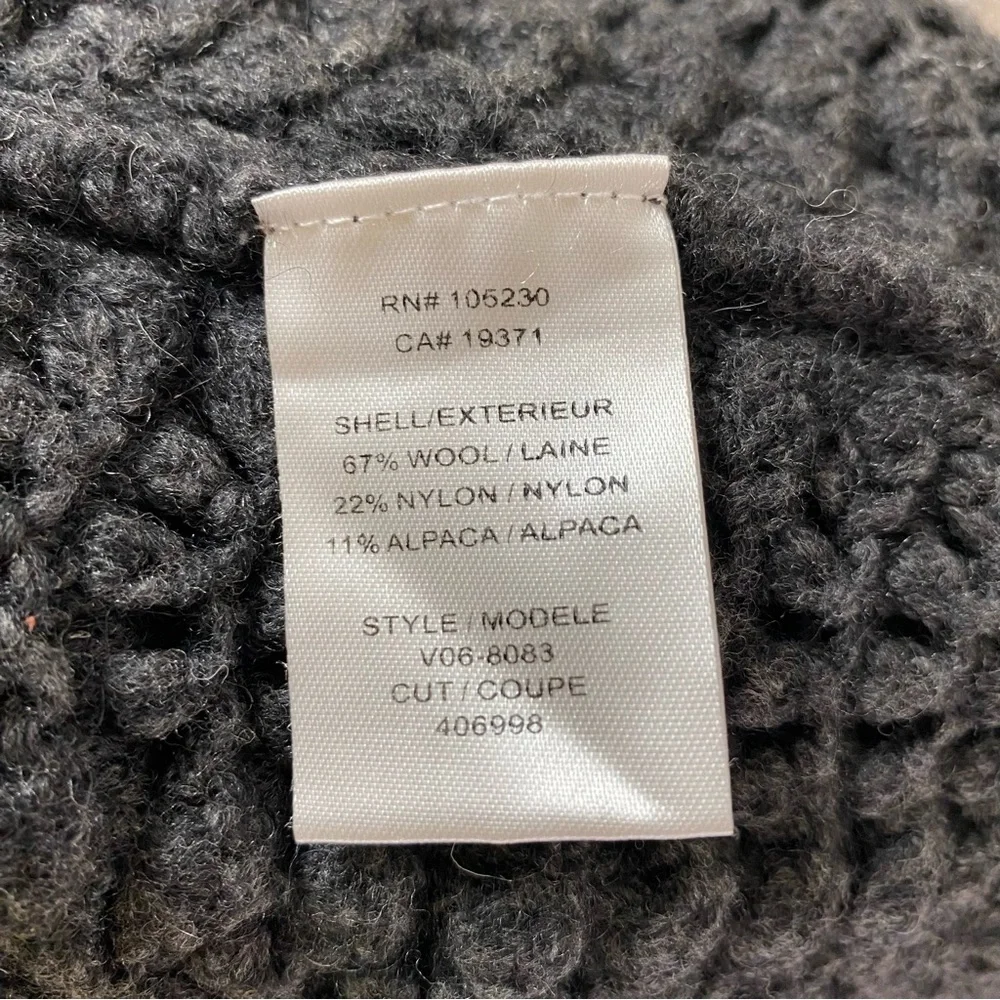 Joie Wool Blend Cascade Open Knit Cardigan Gray - Picture 7 of 7